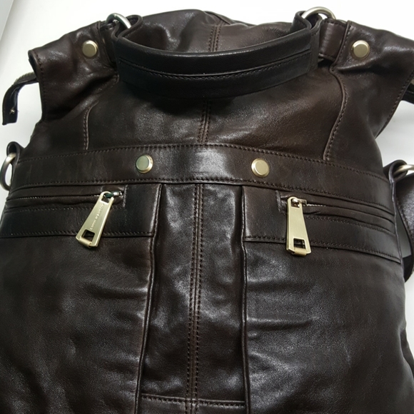 Andrew Marc Large Brown Bag - Picture 7 of 7